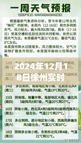 探寻徐州实时天气预报背后的故事,揭秘徐州气象新篇章,2024年12月18日实时天气预报解析
