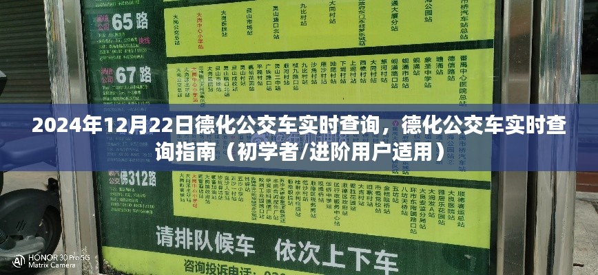德化公交车实时查询指南，初学者与进阶用户适用（2024年12月版）