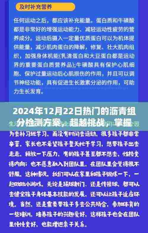 超越挑战，掌握未来沥青组分检测技术的励志之旅——最新检测方案解析（2024年）