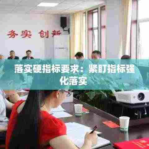 落实硬指标要求:紧盯指标强化落实