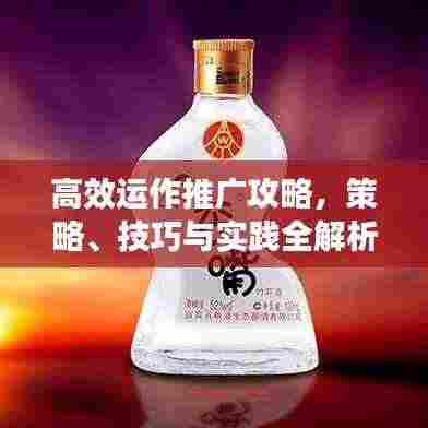 高效运作推广攻略,策略、技巧与实践全解析