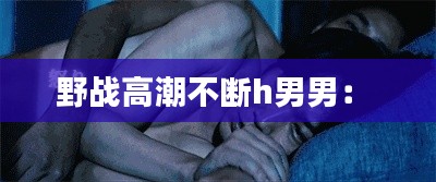 野战高潮不断h男男: