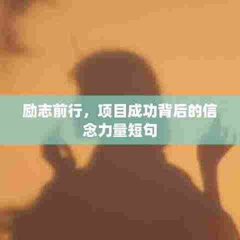 励志前行,项目成功背后的信念力量短句