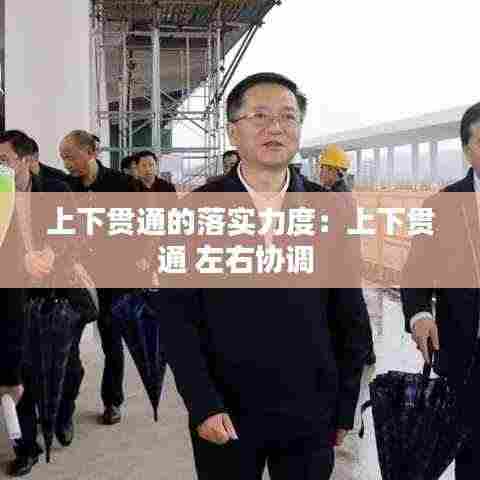 上下贯通的落实力度：上下贯通 左右协调 