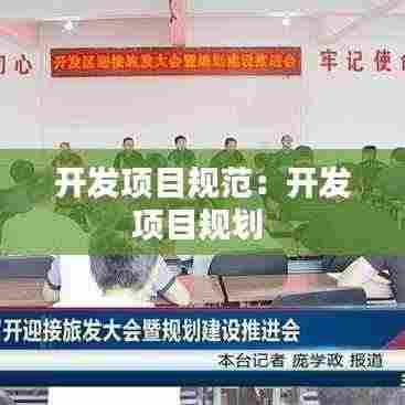 开发项目规范：开发项目规划 