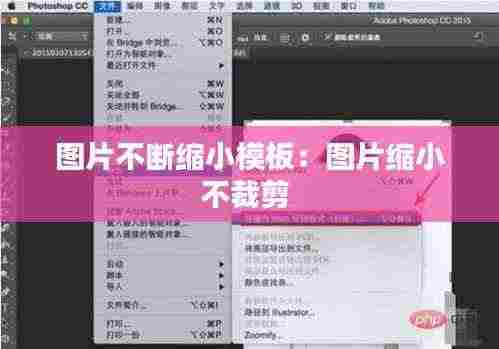 图片不断缩小模板:图片缩小不裁剪