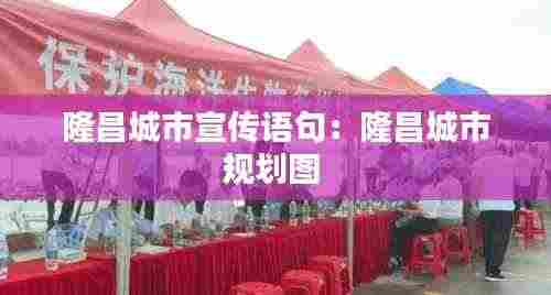 隆昌城市宣传语句:隆昌城市规划图