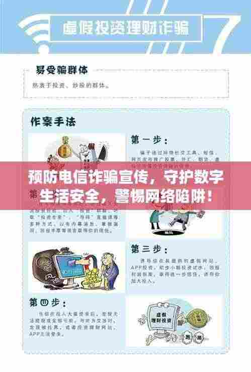 预防电信诈骗宣传，守护数字生活安全，警惕网络陷阱！