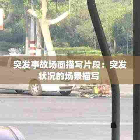突发事故场面描写片段:突发状况的场景描写