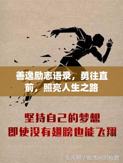 善逸励志语录,勇往直前,照亮人生之路