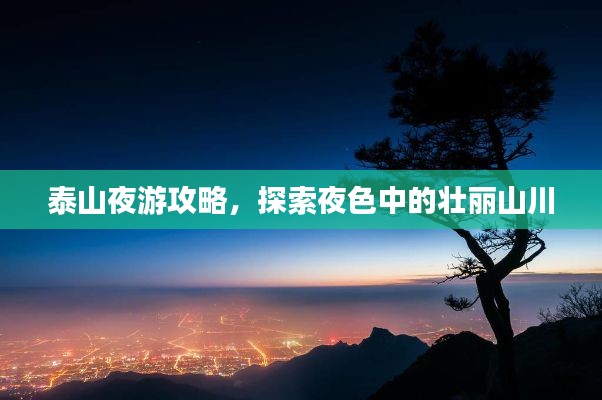 泰山夜游攻略，探索夜色中的壮丽山川
