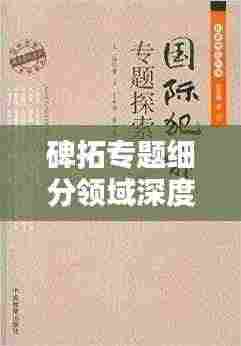 碑拓专题细分领域深度探究