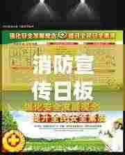 消防宣传日板报,共建平安社区,普及消防知识