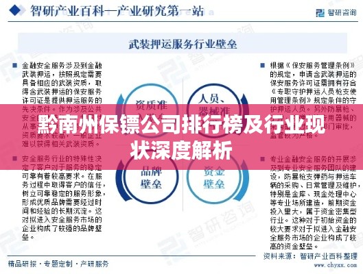 黔南州保镖公司排行榜及行业现状深度解析